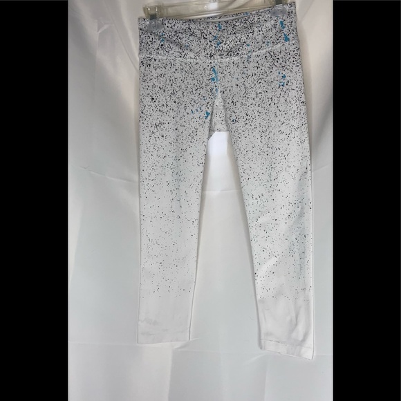 Splits59 Leggings White w/paint splatter size small - Picture 1 of 6